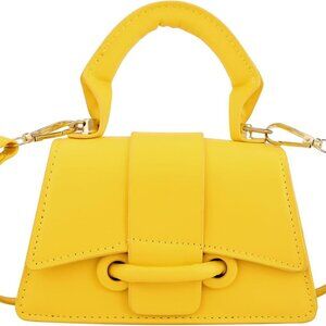 Mini Crossbody Handbag Women's Purse Clutch Cute Mini Trendy Bag Top Handle PU L